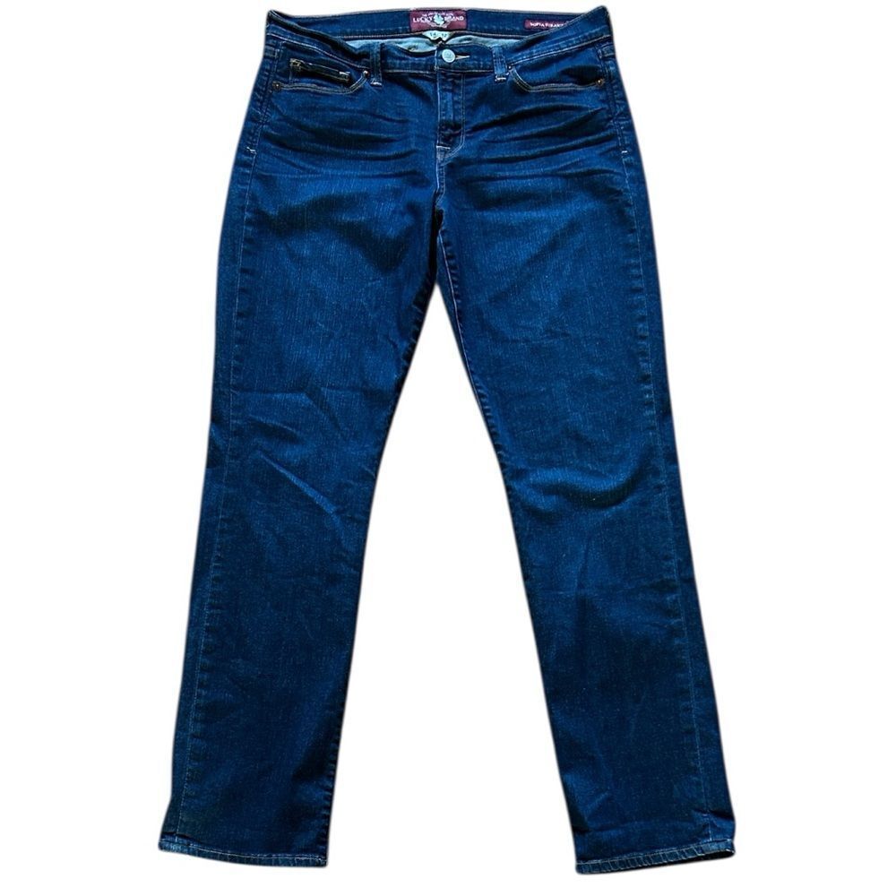 Lucky Brand Dark Wash Sofia Straight Leg Jeans